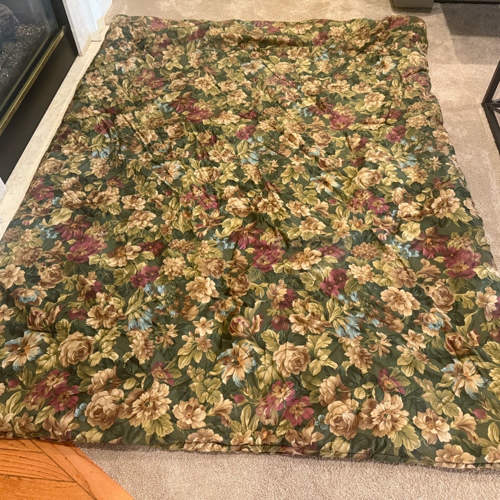 Ralph Lauren Floral Comforter, Made in Italy